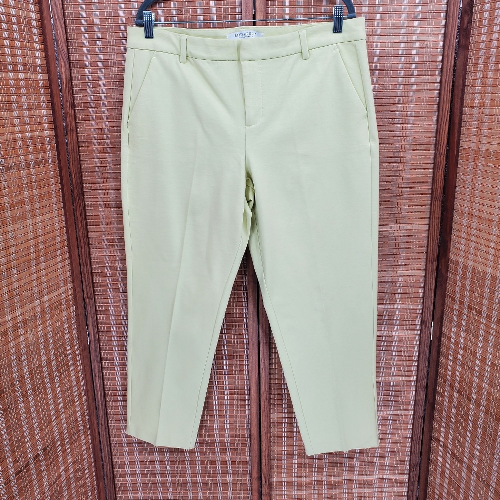 ♡ Liverpool Soft Butter Yellow Tapered Slacks Size 14P